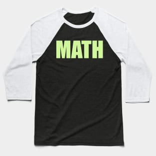 Math Happy Baseball T-Shirt